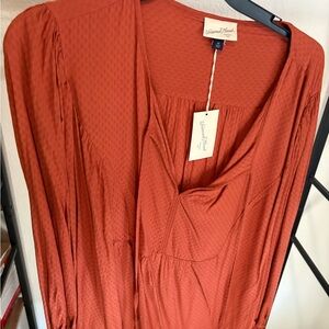 Universal Thread Rust Textured Blouse